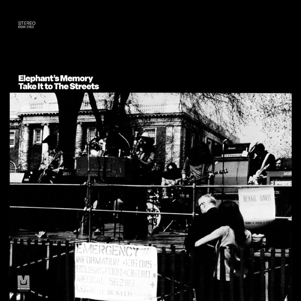 the album cover for Elephant's Memory - Take It To The Streets - Remastered - Black Swirl