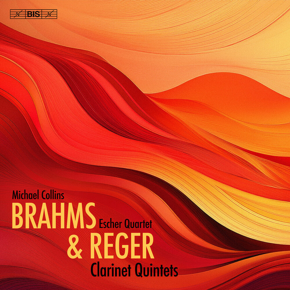 the album cover for Michael / Escher String Quartet Colllins - Brahms & Reger: Clarinet Quintets