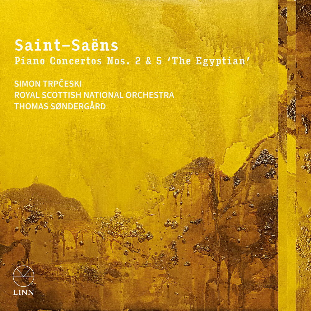 the album cover for Simon Trpceski - Saint-Saens: Pno Cons Nos. 2 & 5 The Egyptian