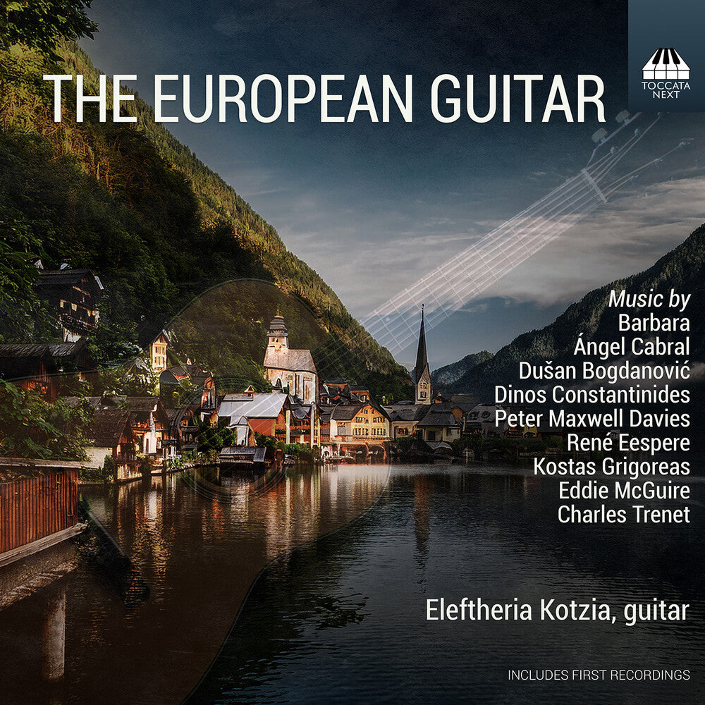 the album cover for Eleftheria Kotzia / Evva Mizerska - European Guitar