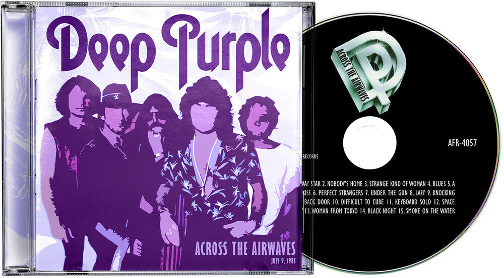 the album cover for Deep Purple - Across The Airwaves