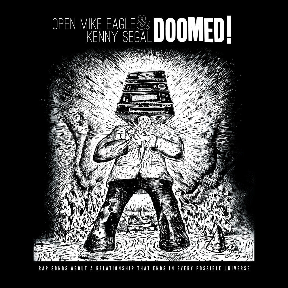 the album cover for Open Mike Eagle / Segal, Kenny - Doomed!