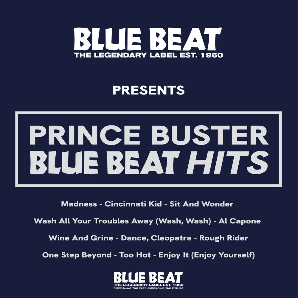 the album cover for Prince Buster - Blue Beat Hits