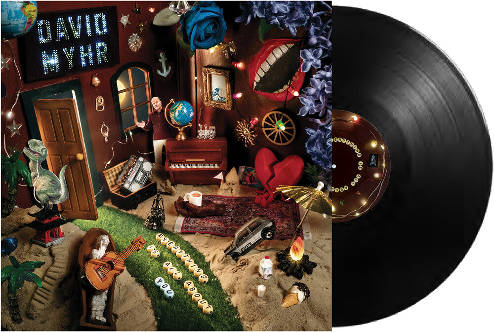 the album cover for David Myhr - Everything Is All About You