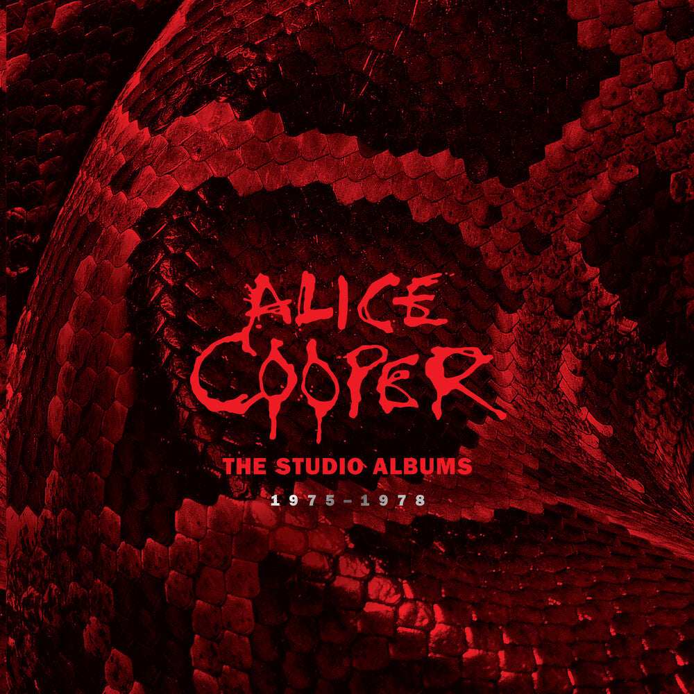the album cover for Alice Cooper - The Studio Albums 1975-1978