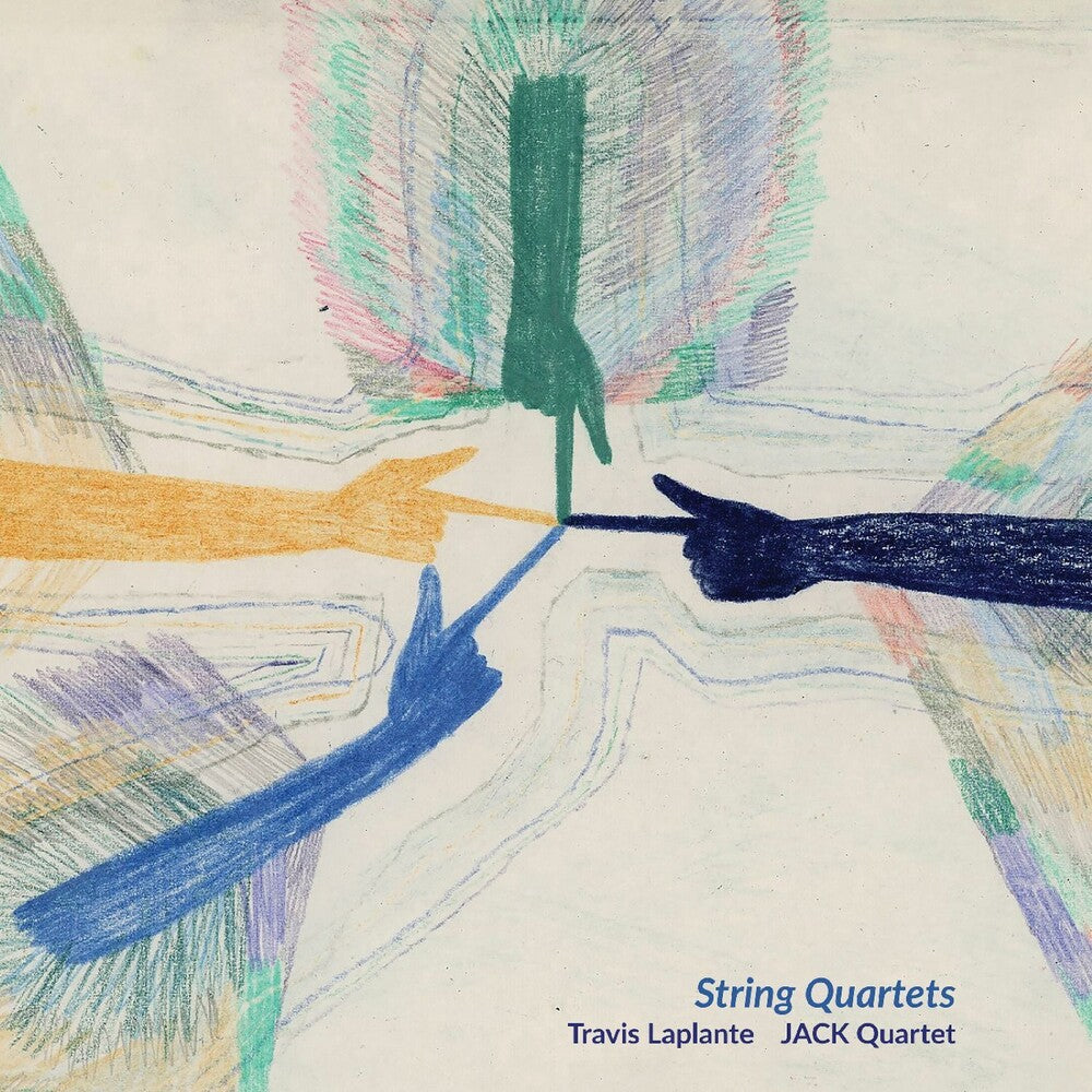 the album cover for Travis Laplante - String Quartets