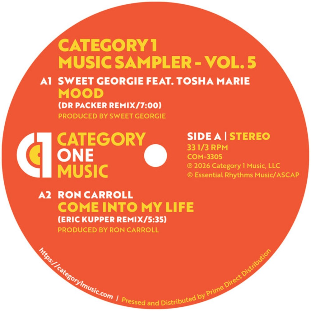 the album cover for Category 1 Music Sampler Vol. 5 / Various - Category 1 Music Sampler Vol. 5 / Various