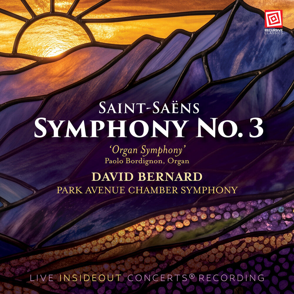 the album cover for David Bernard - Saint-Saens: Symphony No 3 In C Minor Op 78
