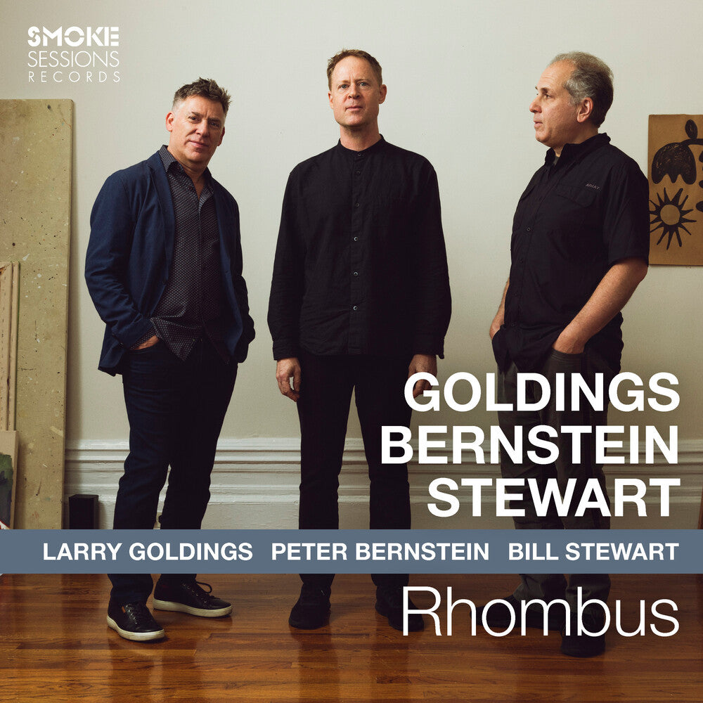 the album cover for Larry Goldings / Bernstein,Peter / Stewart,Bill - Rhombus