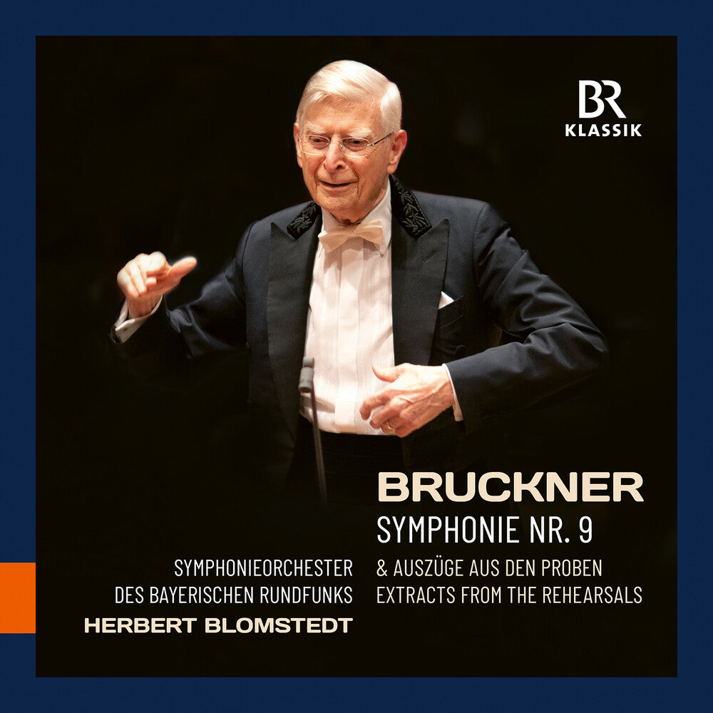 the album cover for Bavarian Radio Symphony Orchestra - Bruckner: Sym No. 9 & Extracts From The Rehearsals