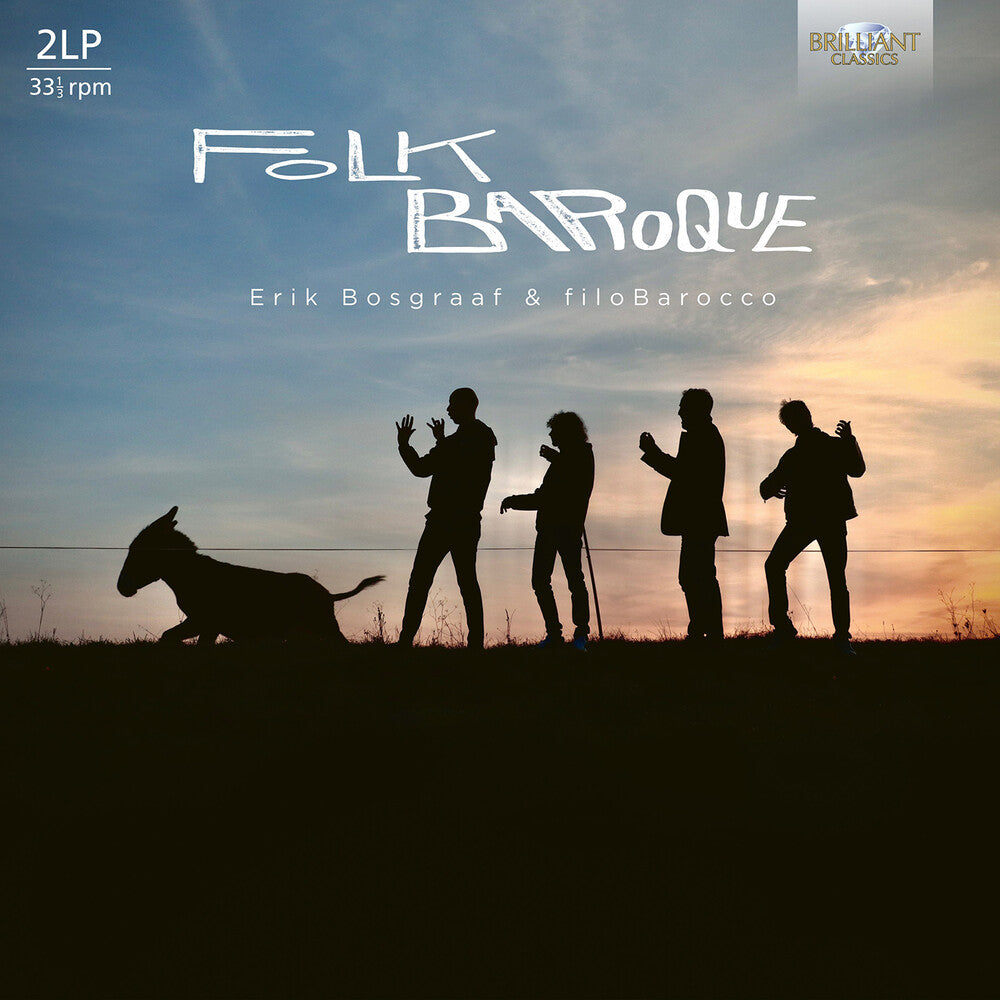 the album cover for Erik Bosgraaf - Folk Baroque (2 Lp - Colored Vinyl)