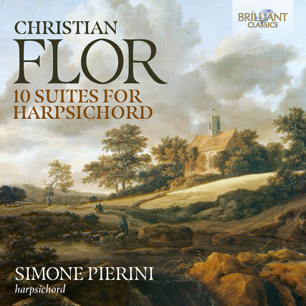 the album cover for Simone El Oufir Pierini - Flor: 10 Suites For Harpsichord