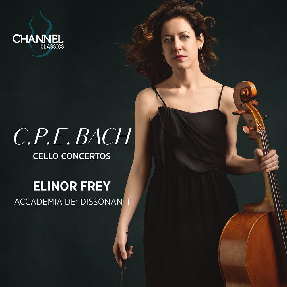 the album cover for Elinor Frey - C. P. E. Bach: Vc Concertos