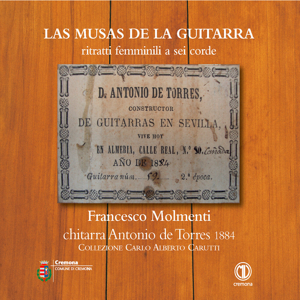 the album cover for Francesco Molmenti - Las Musas De La Guitarra - Francesco Molmenti
