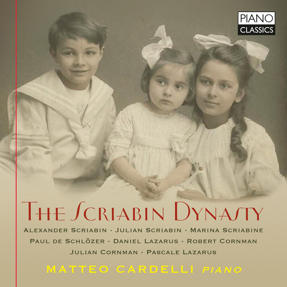 the album cover for Matteo Cardelli - Scriabin Dynasty