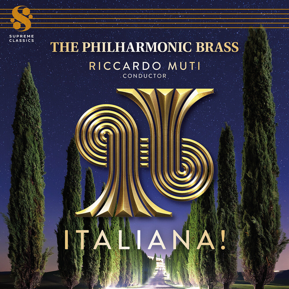 the album cover for Philharmonic Brass - Italiana!