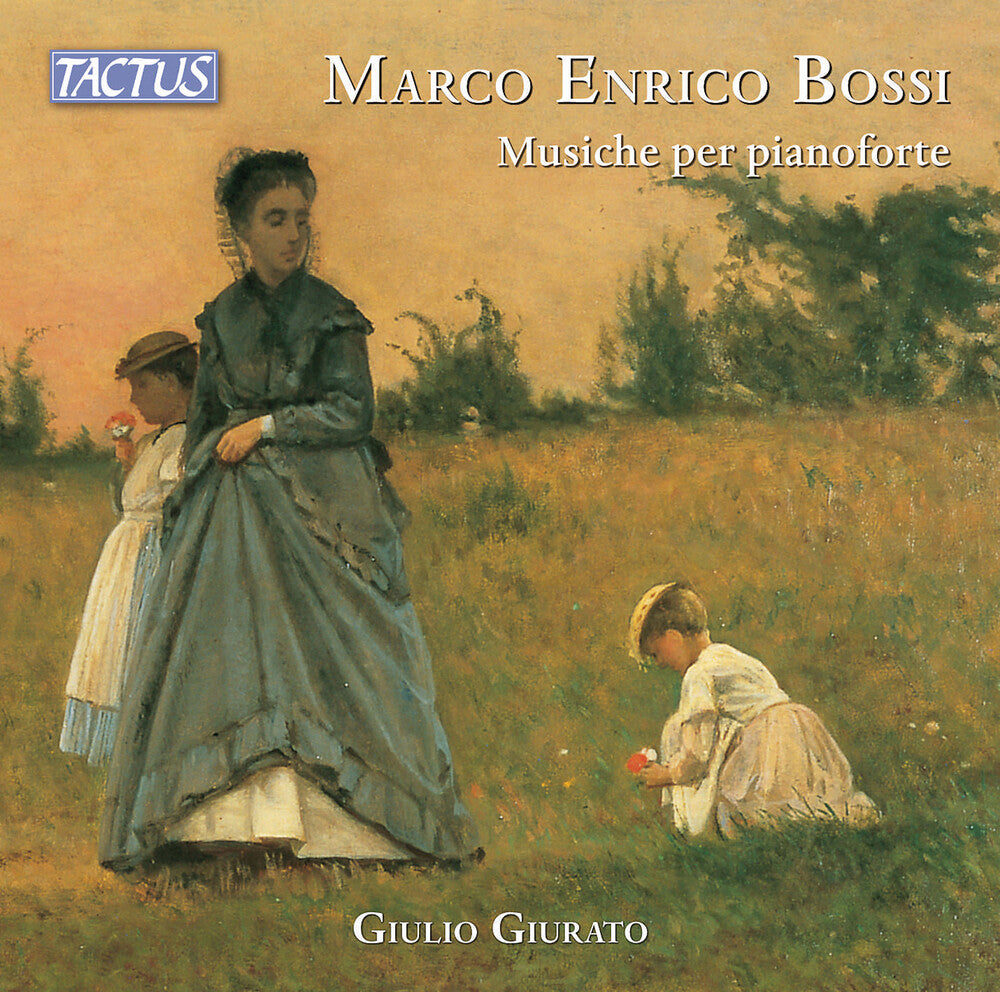 the album cover for Giulio Giurato - Bossi: Muische Per Pianoforte