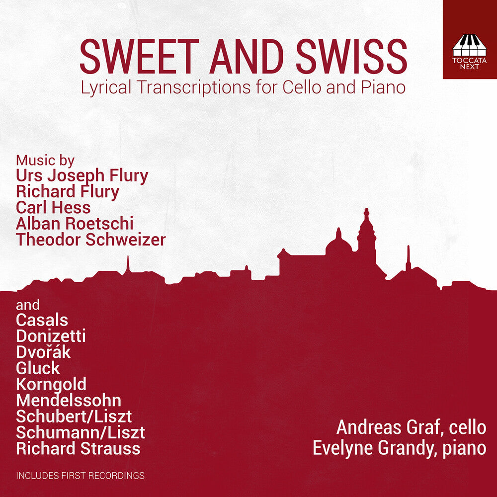 the album cover for Andreas Graf - Sweet & Swiss - Lyrical Transcriptions For Vc &