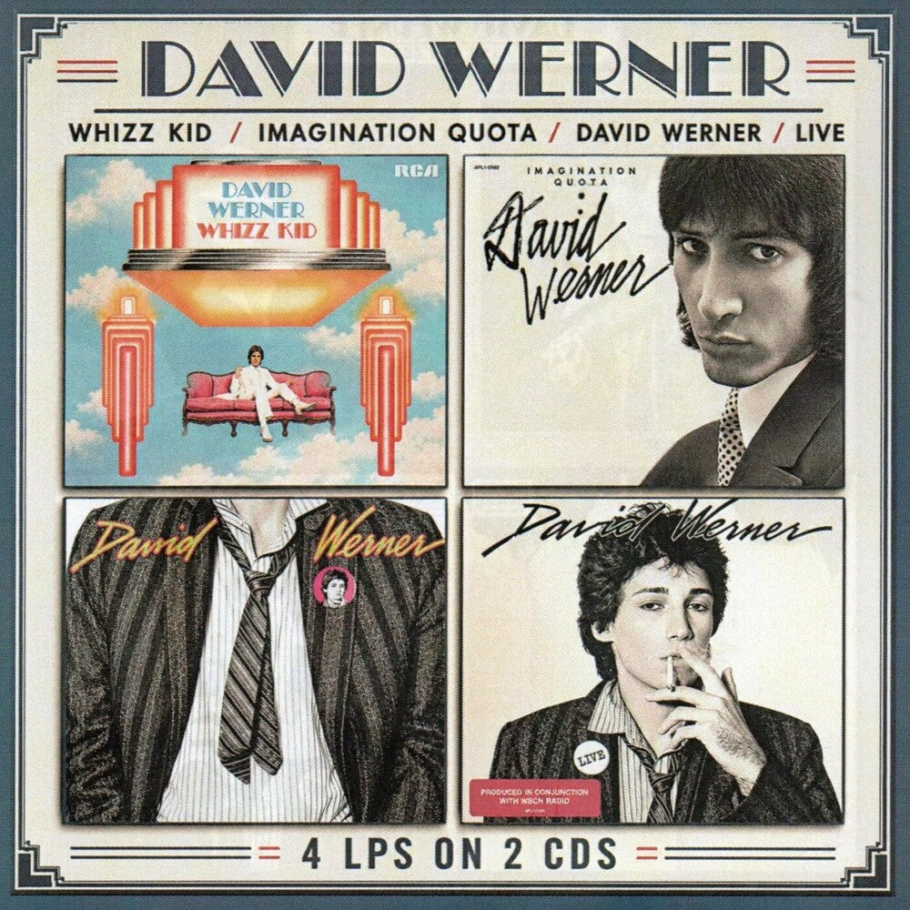 the album cover for David Werner - Whizz Kid / Imagination Quota / David Werner