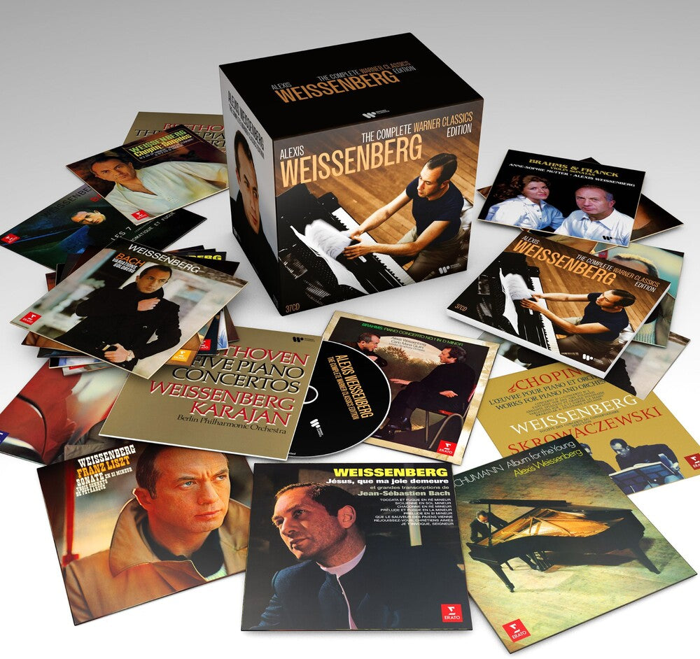 the album cover for Alexis Weissenberg - Complete Warner Classics Edition