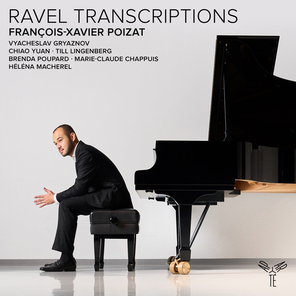 the album cover for Francois Poizat -Xavier - Ravel Transcriptions