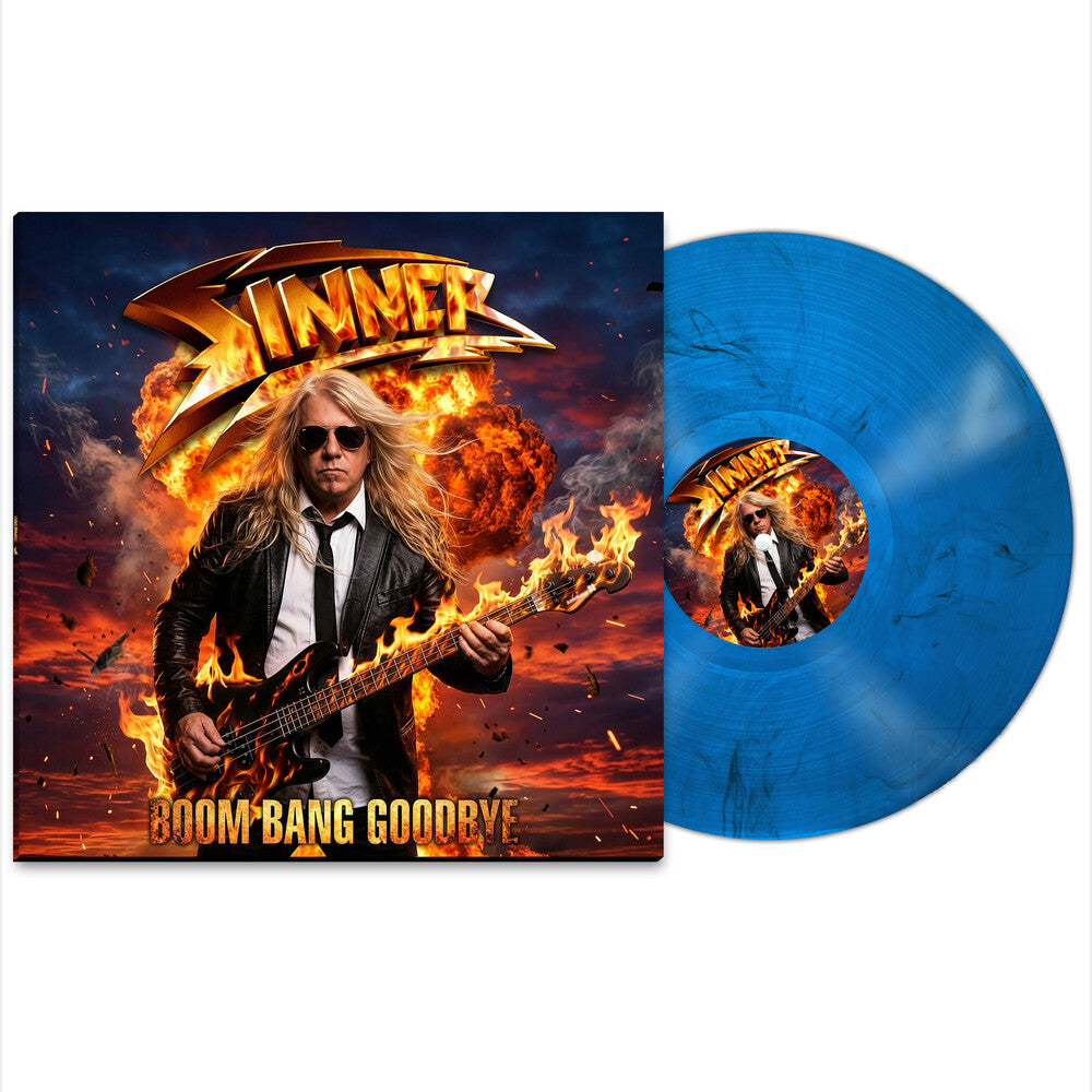 the album cover for Sinner - Boom Bang Goodbye