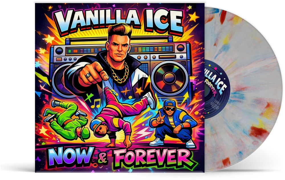 the album cover for Vanilla Ice - Now & Forever