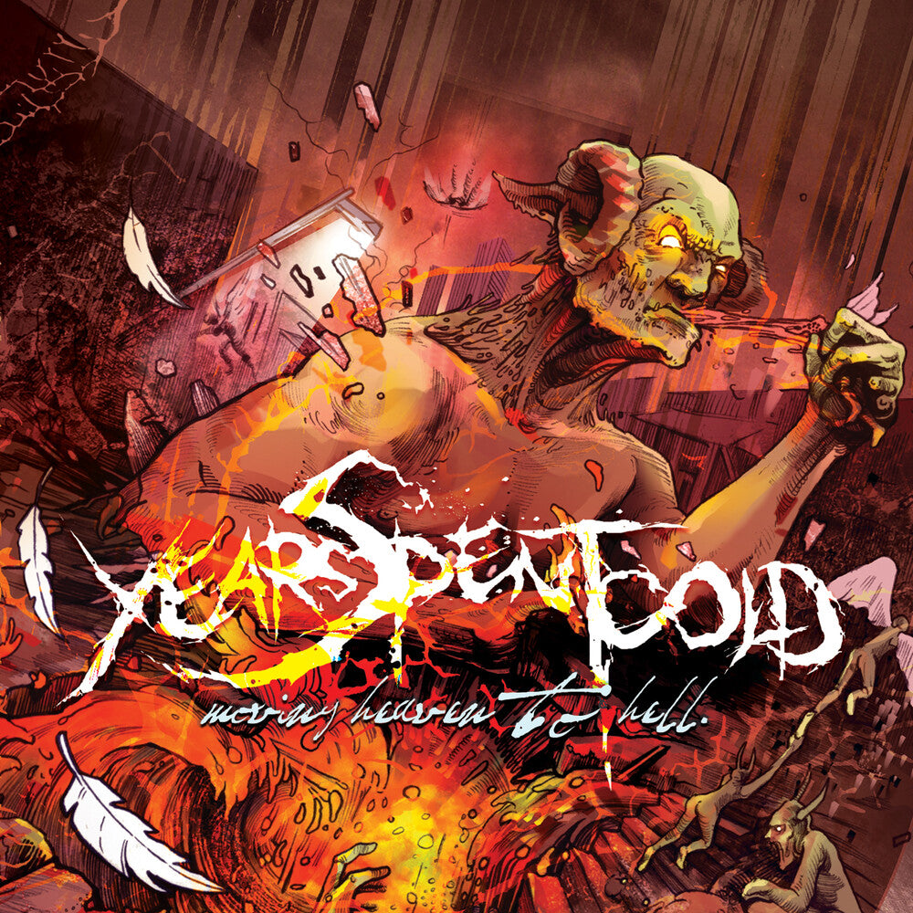 the album cover for Years Spent Cold - Moving Heaven To Hell