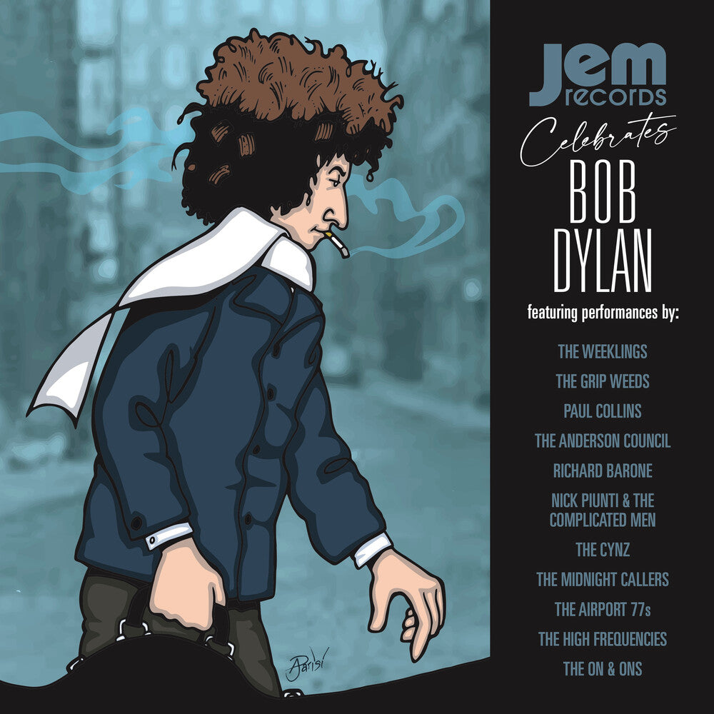 the album cover for Jem Records Celebrates Bob Dylan / Various - Jem Records Celebrates Bob Dylan / Various