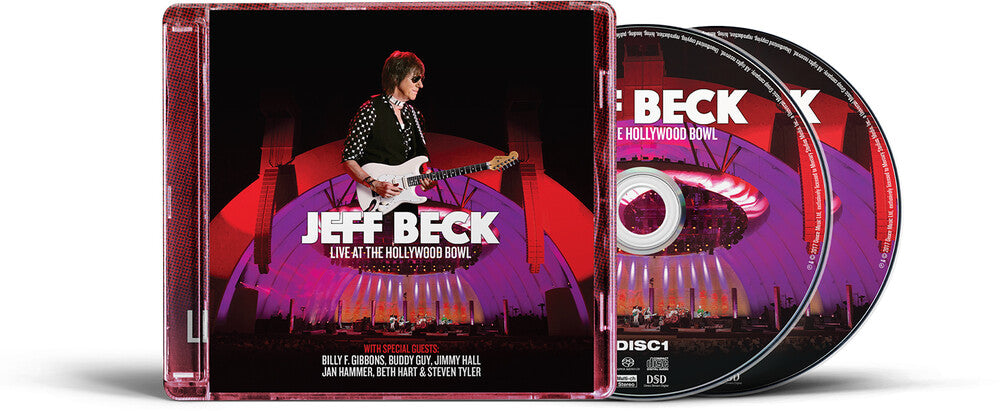 the album cover for Jeff Beck - Live At The Hollywood Bowl (Hybr)