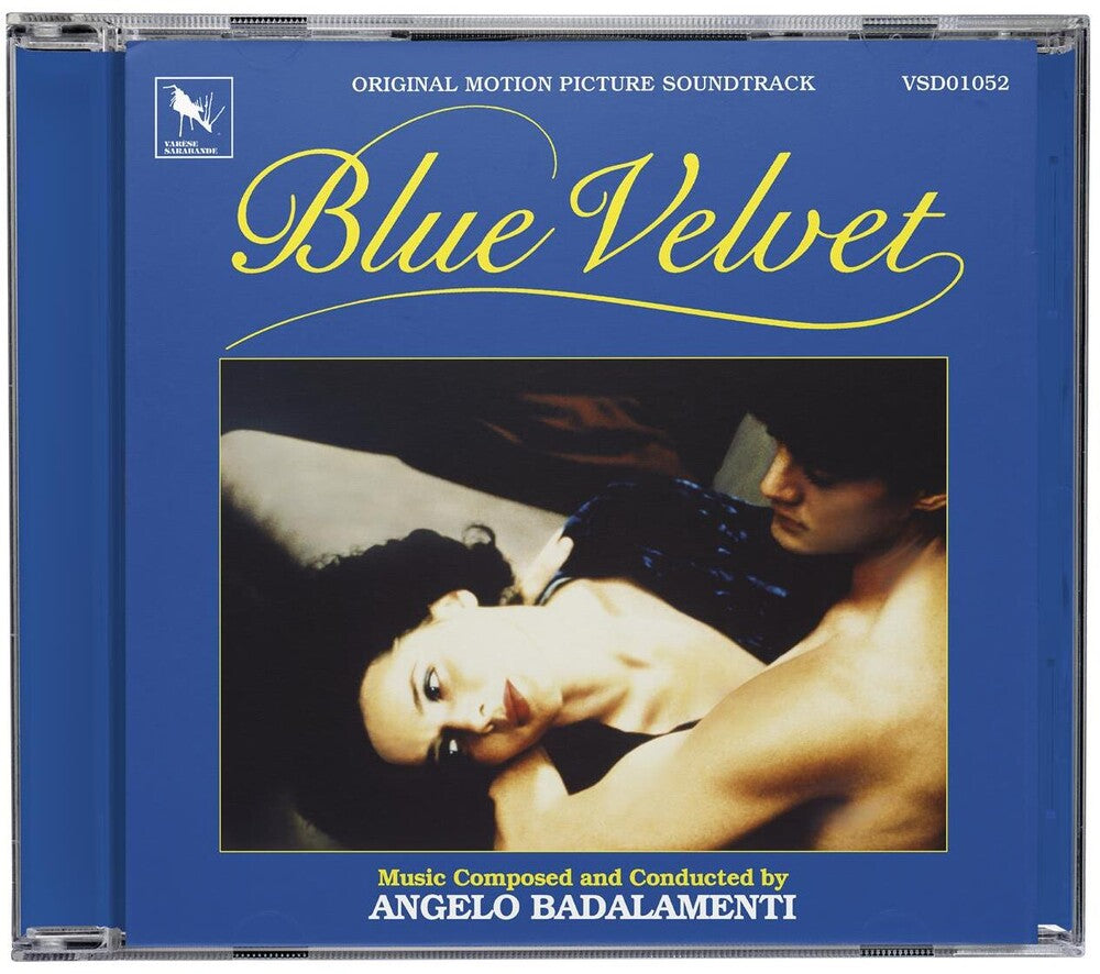 the album cover for Angelo Badalamenti - Blue Velvet Original Motion Picture Soundtrack - 40th Anniversary