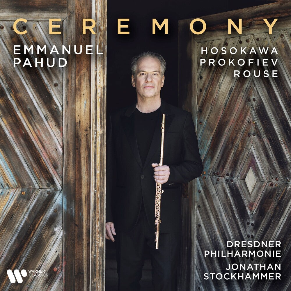 the album cover for Emmanuel Pahud - Prokofiev, Rouse, Hosokawa