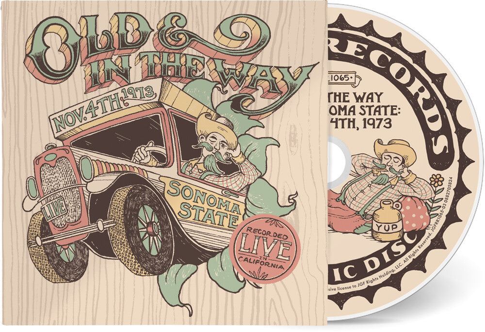 the album cover for Old & In The Way - Live At Sonoma State - 11/4/73