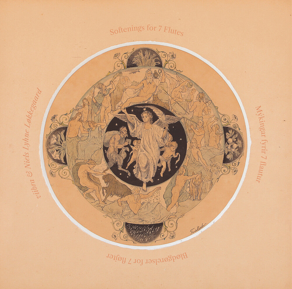 the album cover for Viibra - Softenings For 7 Flutes