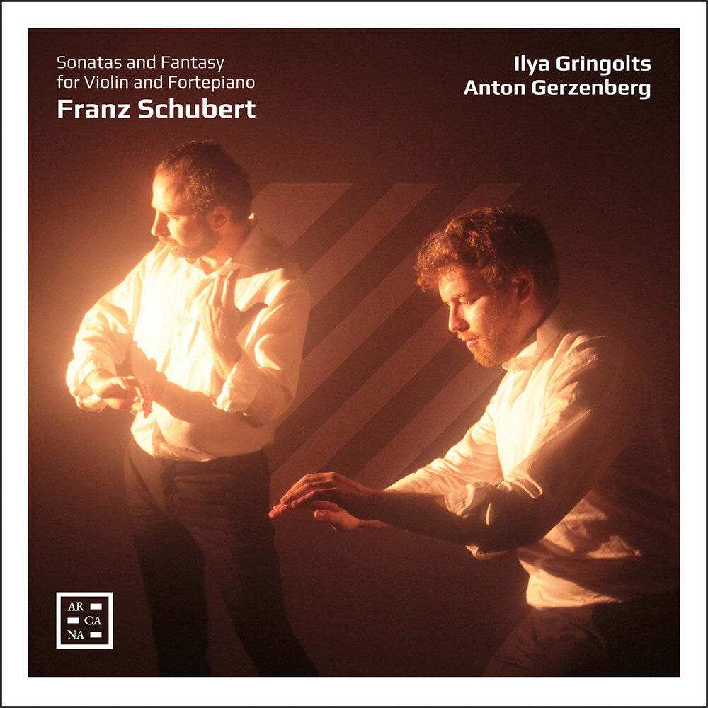 the album cover for Ilya Gringolts - Schubert: Sons & Fantasy For Vn & Fortepiano