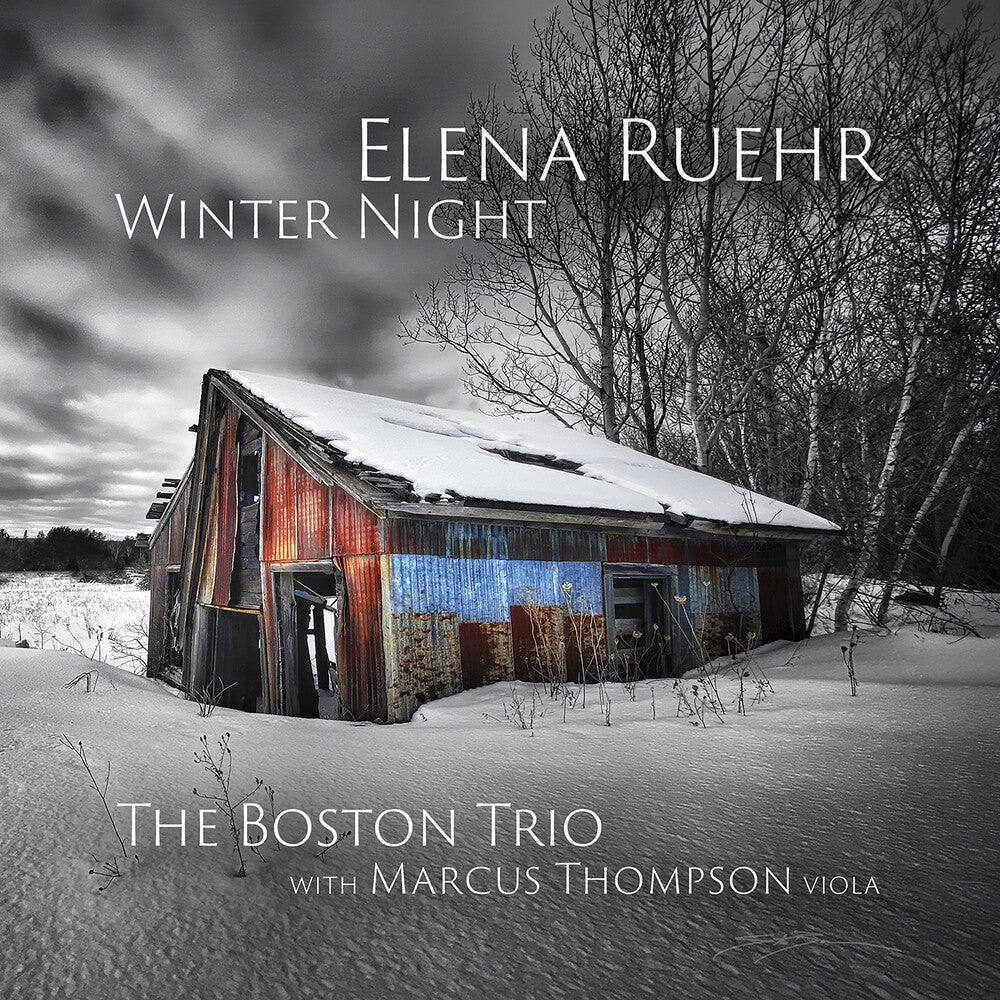 the album cover for Boston Trio - Elena Ruehr: Winter Night