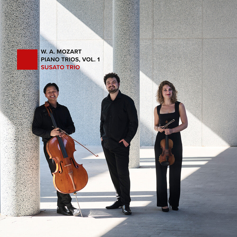 the album cover for Susato Trio - Mozart: Pno Trios Vol. 1