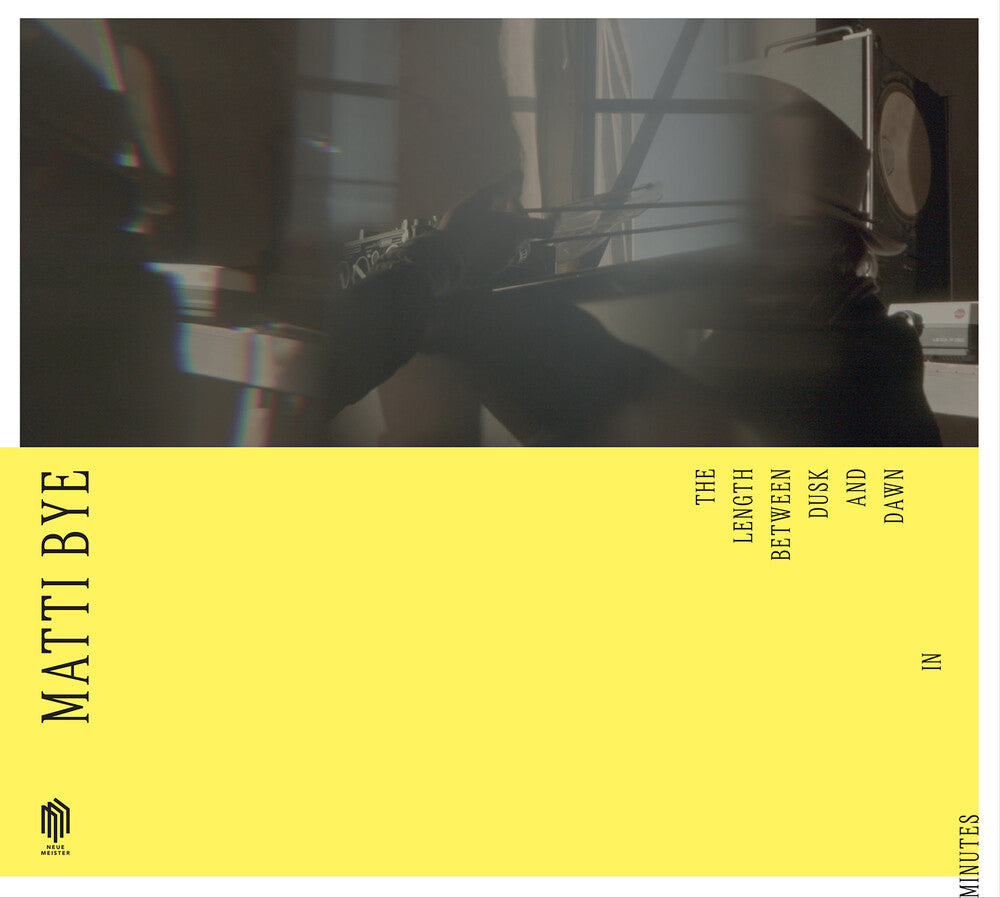 the album cover for Matti Bye - Length Between Dusk & Dawn In Minutes