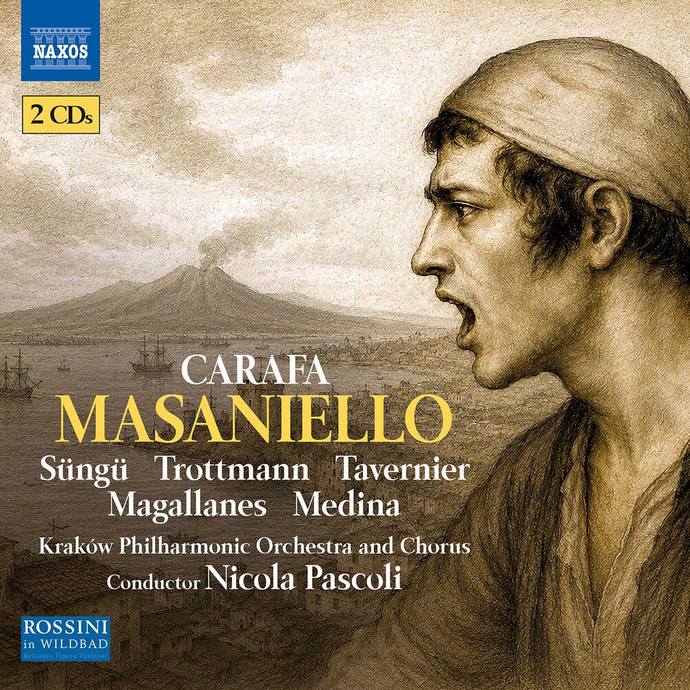 the album cover for Mert Sungu - Carafa: Masaniello
