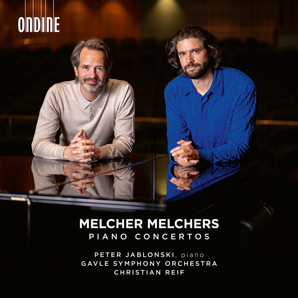 the album cover for Peter Jablonski - Melcher Melchers: Pno Concertos