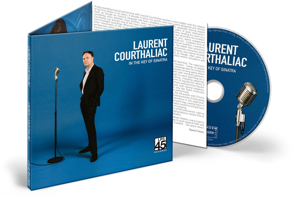 the album cover for Laurent Courthaliac - In The Key Of Sinatra