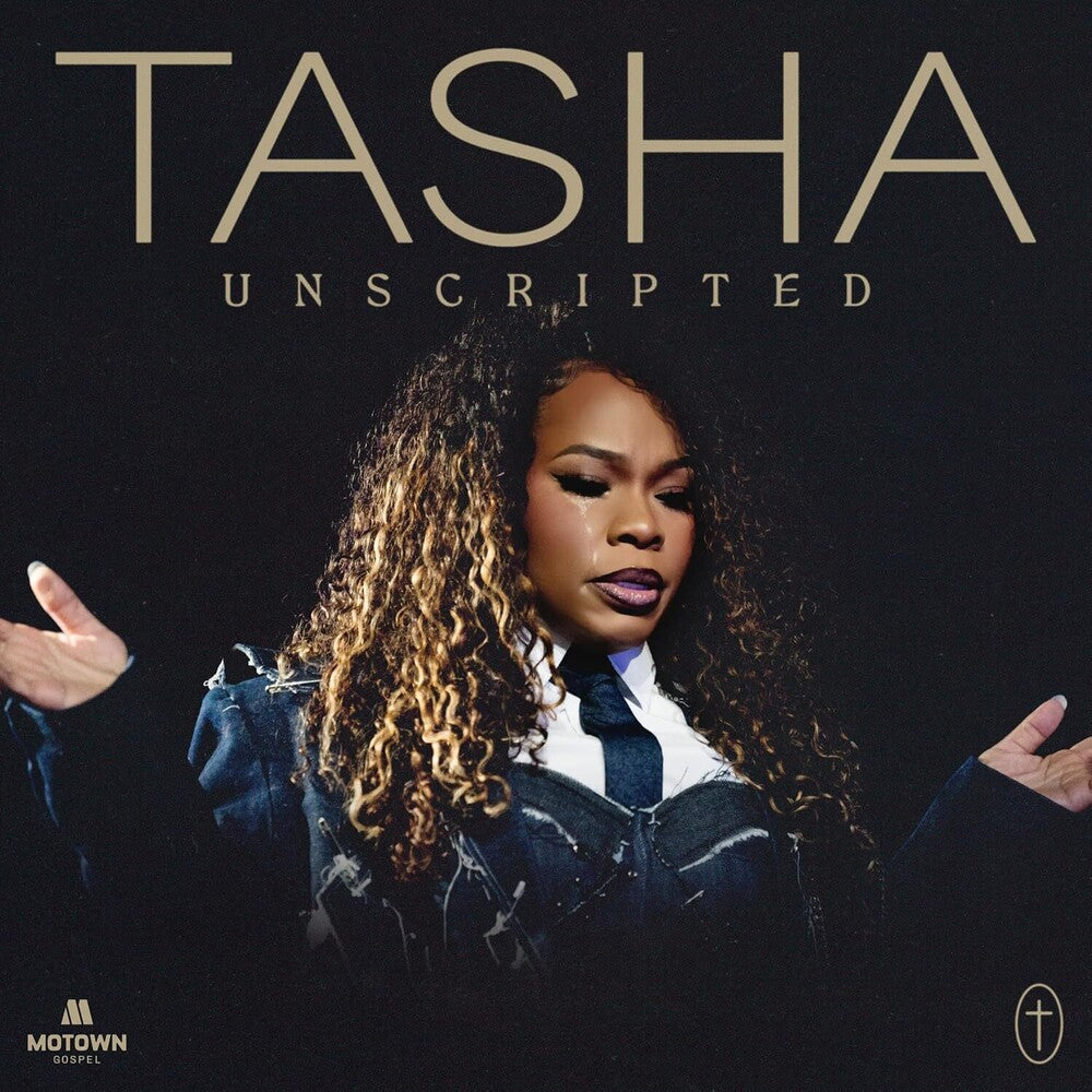 the album cover for Tasha Leonard Cobbs - Tasha Unscripted (Live)