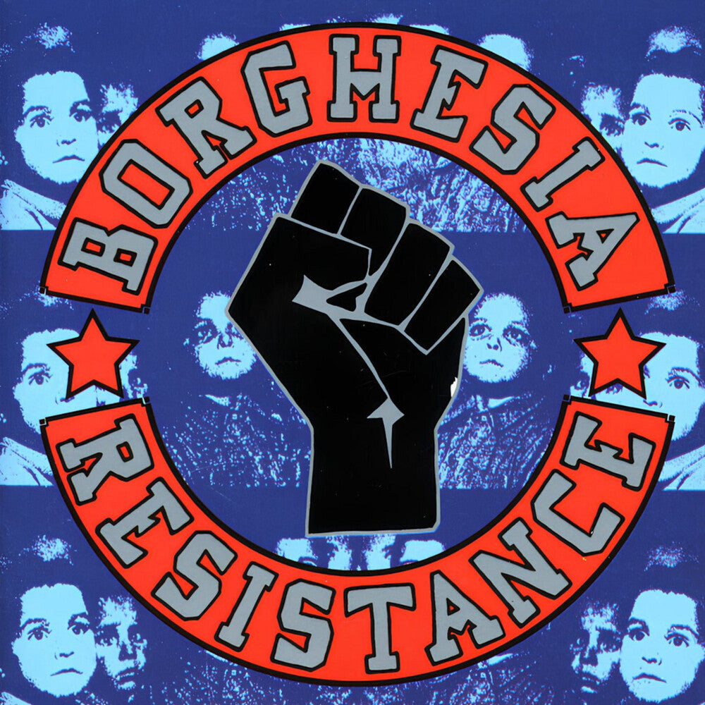the album cover for Borghesia - Resistance (purple/white Vinyl/2lp)