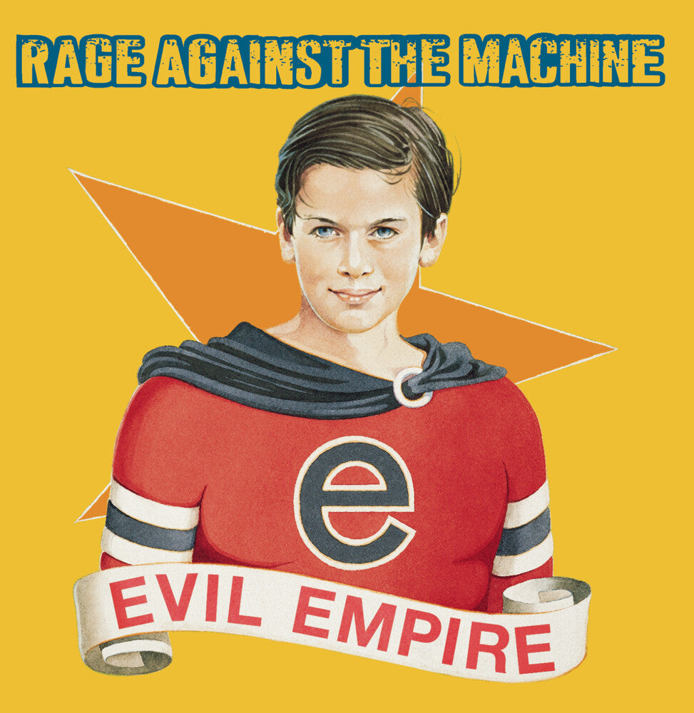 the album cover for Rage Against The Machine - Evil Empire