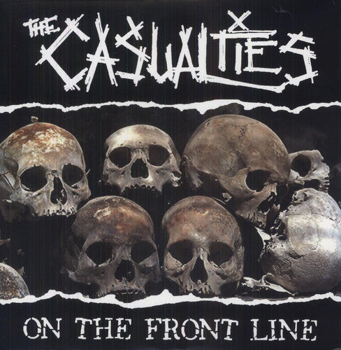 the album cover for The Casualties - On The Front Line