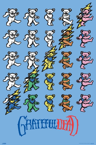 Grateful Dead Bears Poster