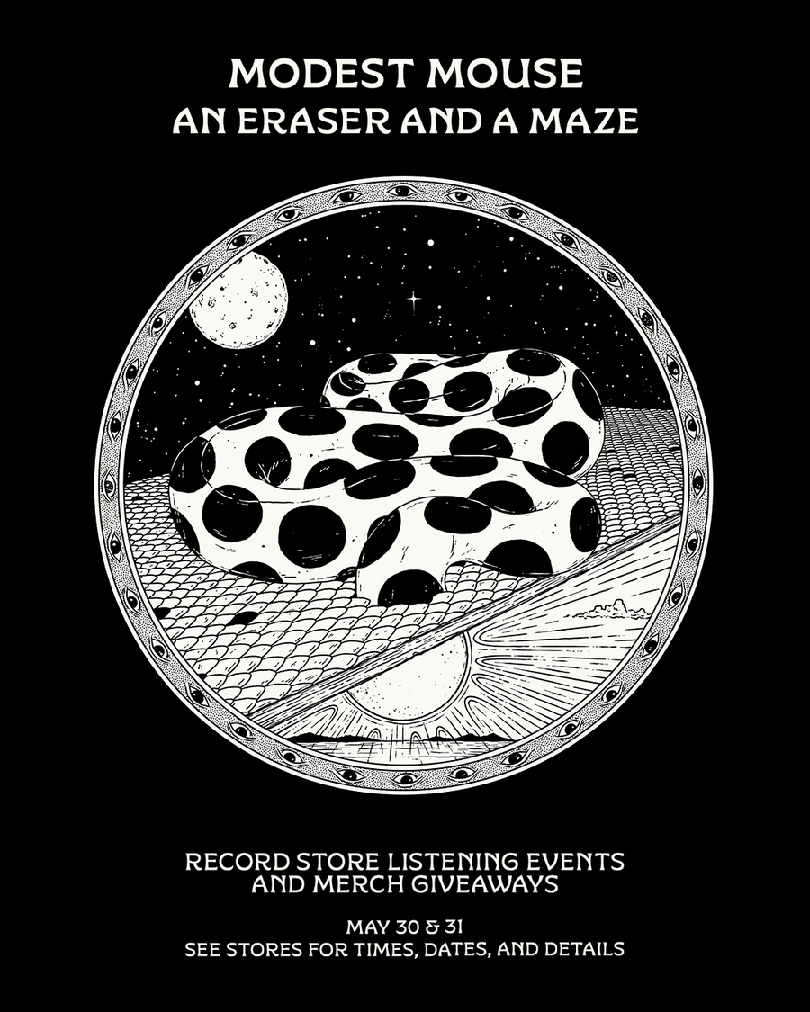 Modest Mouse: AN ERASER AND A MAZE Advanced Listening Party