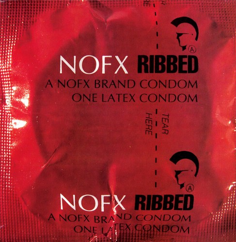 the album cover for NOFX - Ribbed