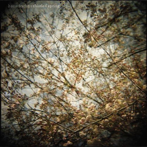 the album cover for Horse Feathers - Thistled Spring