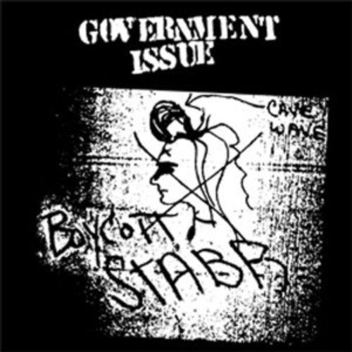 the album cover for Government Issue - Boycott Stabb Complete Session